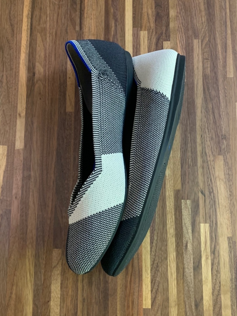 Rothy's Black and Cream Slip-On - Picture 4 of 10